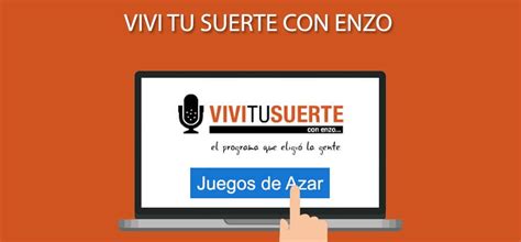 vivitusuertr|Viví tu Suerte con Enzo